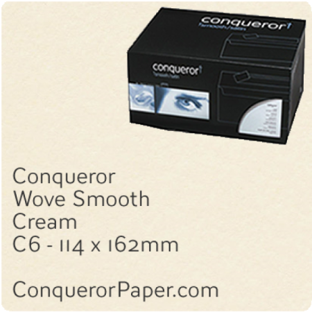 ENVELOPES - Wove.01514SP, TINT=Cream, WINDOW=No, TYPE=Wallet, SIZE=C6-114x162mm, QUANTITY=50